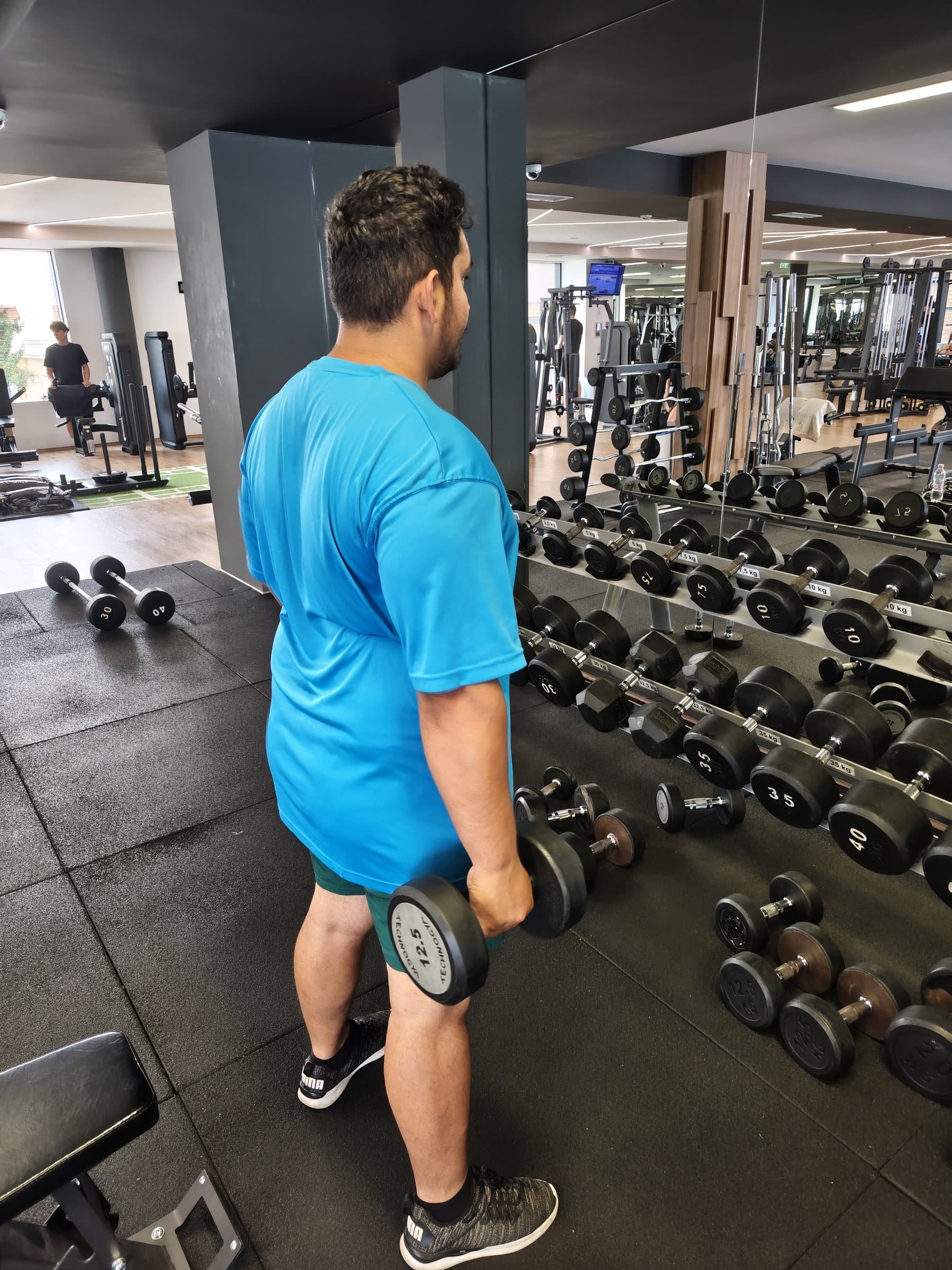 Zsolti — edzés közben, Lion Fitness Debrecen